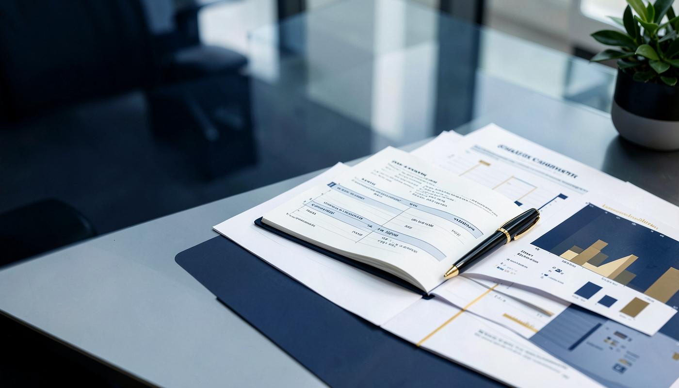 Documents de stratégie et graphiques préparés pour une mission de conseil
